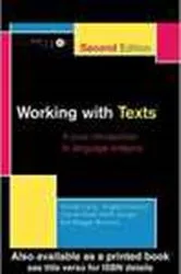 Book cover of Working with Texts (2nd ed.) by Ronald  Carter