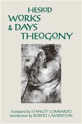 Book cover of Works and Days and Theogony by Hesiod