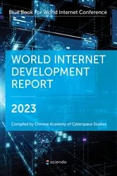 Book cover of World Internet Development Report 2023 by Chinese Academy of Cyberspace Studies