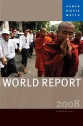 Book cover of World Report 2008 by Human Rights Watch