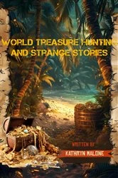Book cover of World Treasure Hunting And Strange Stories by Kathryn Malone