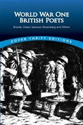 Book cover of World War One British Poets by Candace Ward