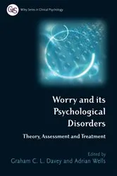 Book cover of Worry and its Psychological Disorders by Unknown