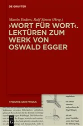 Book cover of ›Wort für Wort‹ – Lektüren zum Werk von Oswald Egger by Martin Endres