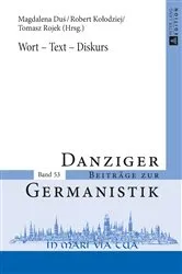 Book cover of Wort – Text – Diskurs by Andrzej Katny