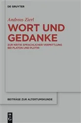 Book cover of Wort und Gedanke by Andreas Zierl