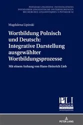 Book cover of Wortbildung Polnisch und Deutsch: Integrative Darstellung ausgewaehlter Wortbildungsprozesse by Unknown