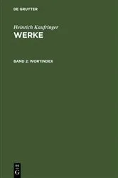 Book cover of Wortindex by Heinrich Kaufringer