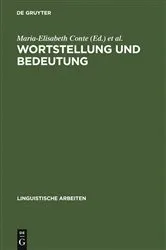 Book cover of Wortstellung und Bedeutung by Maria-Elisabeth Conte