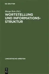 Book cover of Wortstellung und Informationsstruktur by Unknown