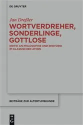 Book cover of Wortverdreher, Sonderlinge, Gottlose by Jan Dreßler