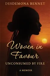 Book cover of Woven in Favour by Desdemona Bennet