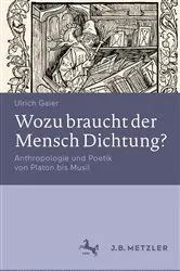 Book cover of Wozu braucht der Mensch Dichtung? by Ulrich Gaier
