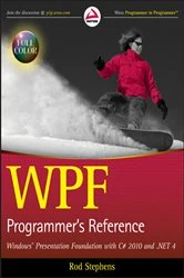 Book cover of WPF Programmer's Reference by Rod Stephens