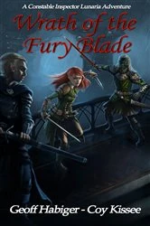 Book cover of Wrath of the Fury Blade by Geoff Habiger