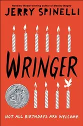 Book cover of Wringer by Jerry Spinelli