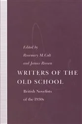 Book cover of Writers of the Old School by Rosemary M. Colt