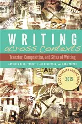 Book cover of Writing across Contexts by Unknown