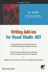 Book cover of Writing Add-ins for Visual Studio .NET by Les Smith