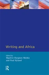 Book cover of Writing and Africa by Mpalive-Hangson Msiska