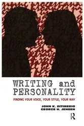 Book cover of Writing and Personality by John K. DiTiberio