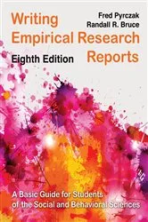 Book cover of Writing Empirical Research Reports (8th ed.) by Melisa C. Galvan