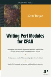 Book cover of Writing Perl Modules for CPAN by Sam Tregar