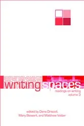 Book cover of Writing Spaces by Dana Driscoll