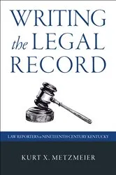 Book cover of Writing the Legal Record by Unknown