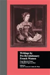Book cover of Writings by Pre-Revolutionary French Women by Colette H. Winn