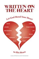 Book cover of Written on the Heart by Lisa Strickland Engram