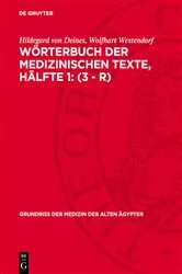 Book cover of Wörterbuch der medizinischen Texte, Hälfte 1: (3 - r) by Hildegard von Deines