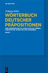 Book cover of Wörterbuch deutscher Präpositionen by Wolfgang Müller