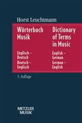 Book cover of Wörterbuch Musik (5th ed.) by Horst Leuchtmann