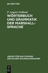Book cover of Wörterbuch und Grammatik der Marshall-Sprache by Unknown