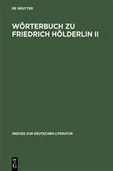 Book cover of Wörterbuch zu Friedrich Hölderlin II by Hans Otto Horch
