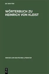 Book cover of Wörterbuch zu Heinrich von Kleist (2nd ed.) by Helmut Schanze