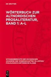 Book cover of Wörterbuch zur altnordischen Prosaliteratur, Band 1: A–L by Unknown