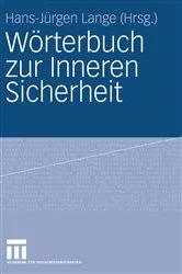 Book cover of Wörterbuch zur Inneren Sicherheit by Matthias Gasch
