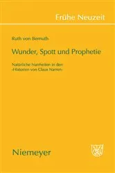 Book cover of Wunder, Spott und Prophetie by Ruth Bernuth