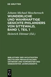 Book cover of Wunderliche und wahrhaftige Gesichte Philanders von Sittewald, Band 1, Teil 1 by Johann Michael Moscherosch