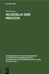 Book cover of Wurzeln der Medizin by Paul Ernst