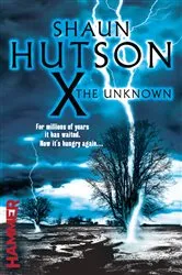 Book cover of X The Unknown by Shaun Hutson