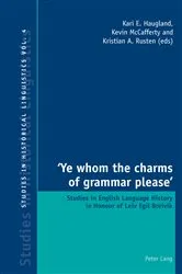 Book cover of ‘Ye whom the charms of grammar please’ by Karl Bernhardt