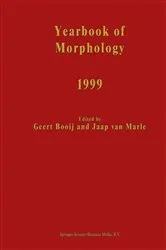 Book cover of Yearbook of Morphology 1999 by G.E. Booij