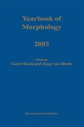 Book cover of Yearbook of Morphology 2003 by G.E. Booij