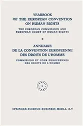 Book cover of Yearbook of the European Convention on Human Rights / Annuaire De La Convention Europeenne des Droits De L'homme by A. H. Robertson