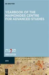 Book cover of Yearbook of the Maimonides Centre for Advanced Studies. 2019 by Yoav Meyrav