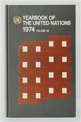 Book cover of Yearbook of the United Nations 1974 by United Nations