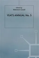 Book cover of Yeats Annual No 5 by Warwick Gould